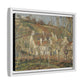 Pissarro, Camille - Red Roofs, Corner of a Village in Winter (1877) - Matte Canvas, Framed