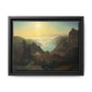 Bierstadt, Albert - Donner Lake from the Summit (1873) - Matte Canvas, Framed