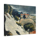 Cézanne, Paul - L’Estaque, Melting Snow (1870) - Canvas Block, unframed