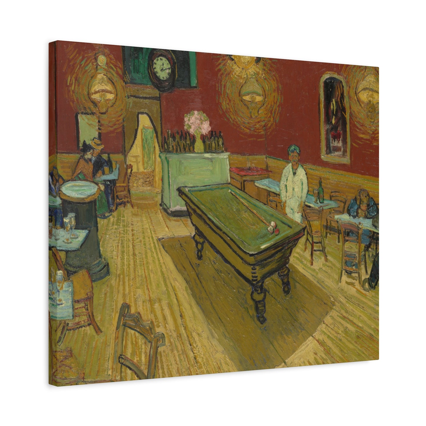 Van Gogh, Vincent - The Night Cafe (1888) - Canvas Block, unframed