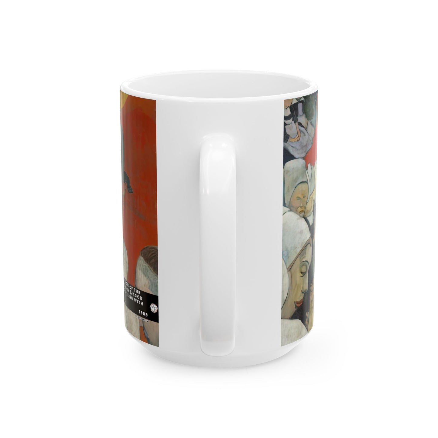 Gauguin, Paul - Vision of the Sermon (Jacob Wrestling with the Angel) (1888) - Ceramic Mug