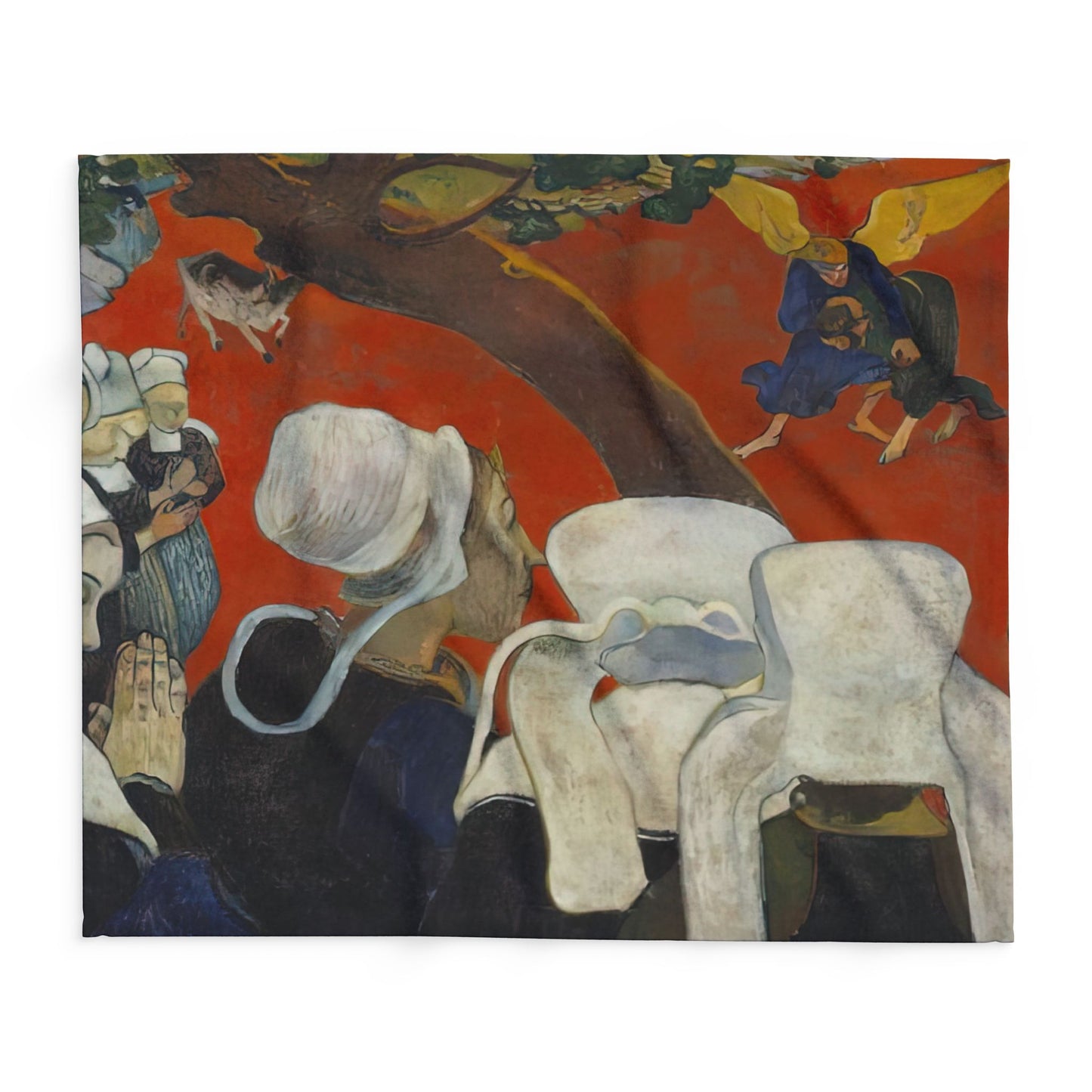 Gauguin, Paul - Vision of the Sermon (Jacob Wrestling with the Angel) (1888) - Arctic Fleece Blanket