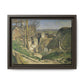 Cézanne, Paul - The House of the Hanged Man, Auvers-sur-Oise (1874) - Matte Canvas, Framed