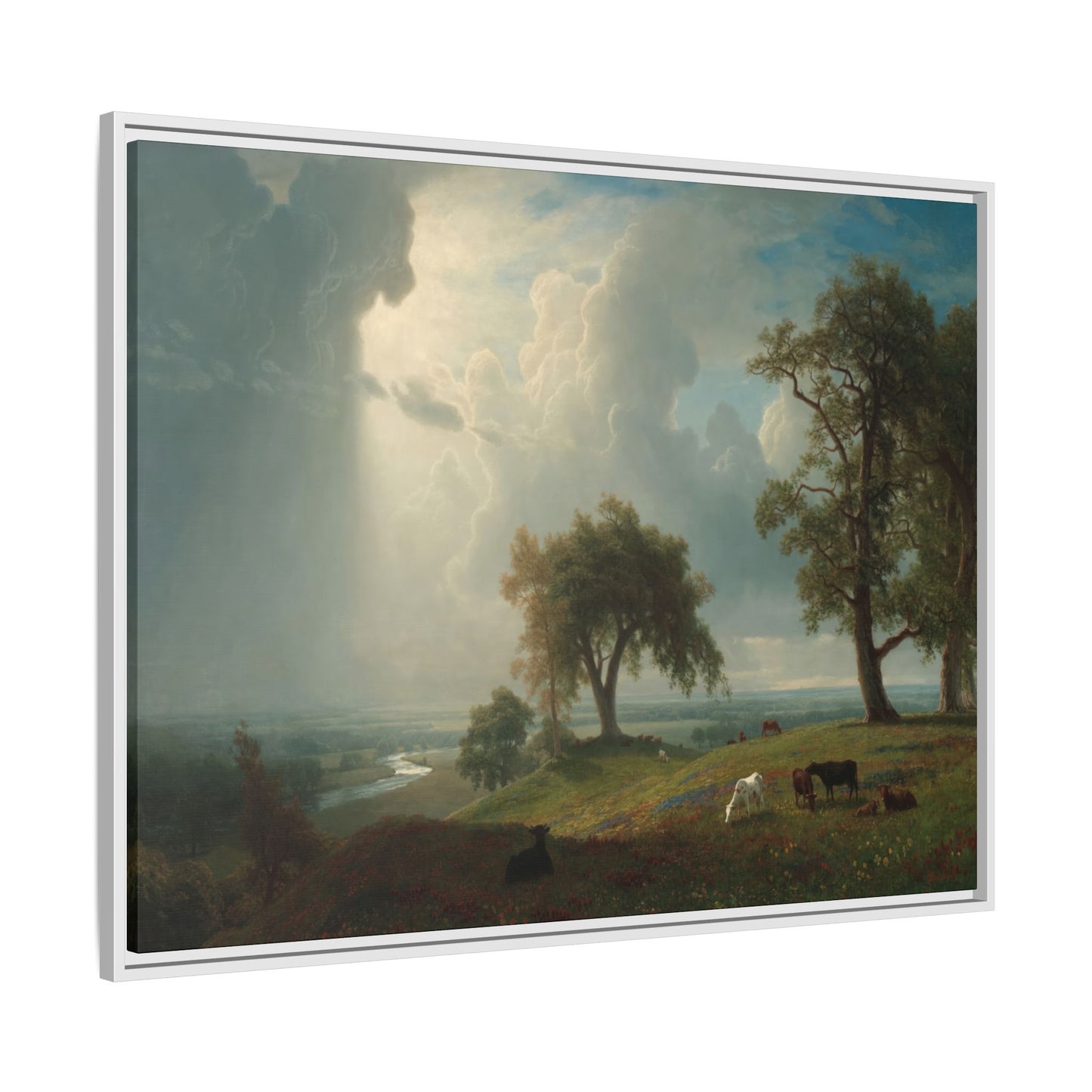 Bierstadt, Albert - California Spring (1875) - Matte Canvas, Framed