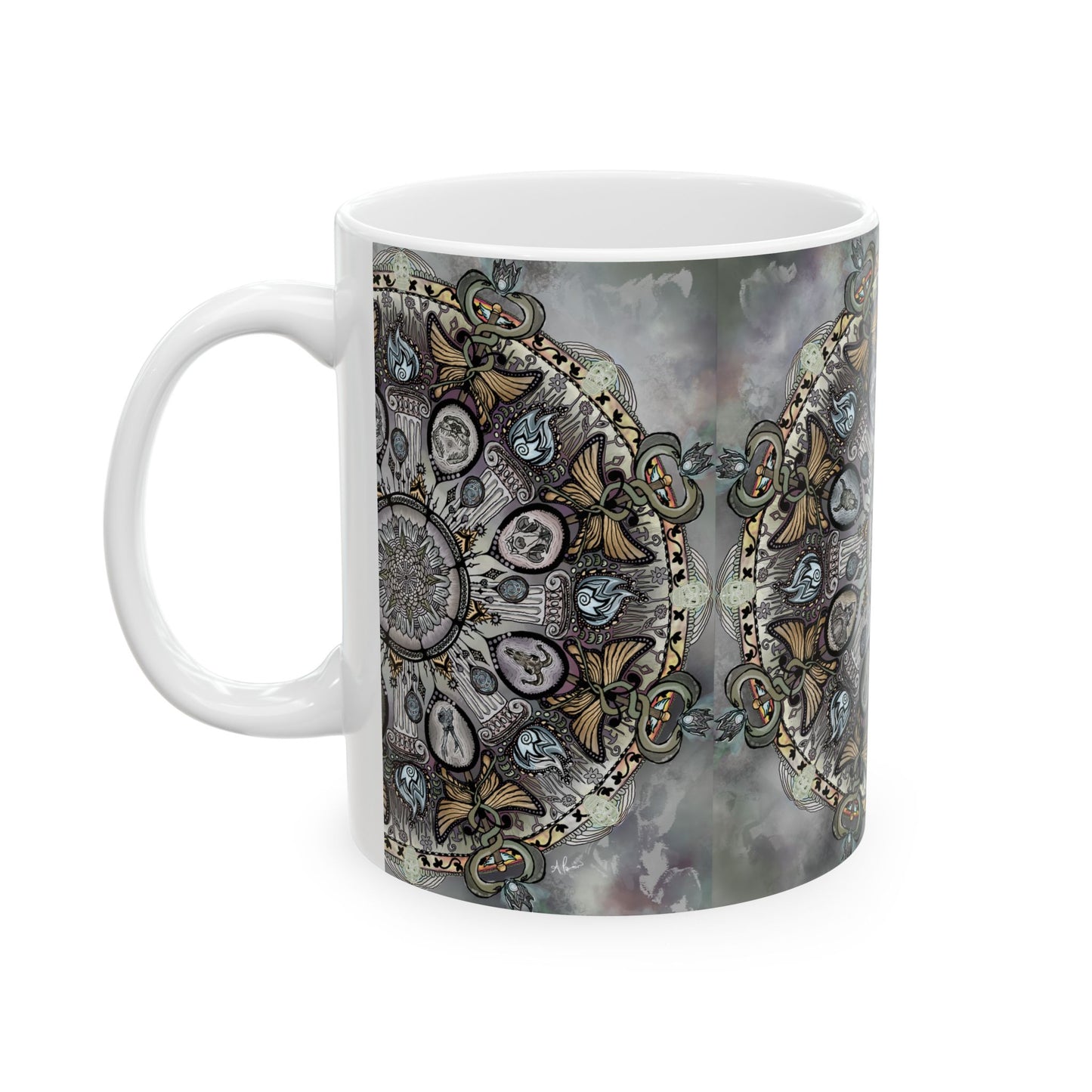 Pacio, Adam - Memento Mori Mandala - Ceramic Mug