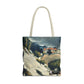Cézanne, Paul - L’Estaque, Melting Snow (1870) - Tote Bag