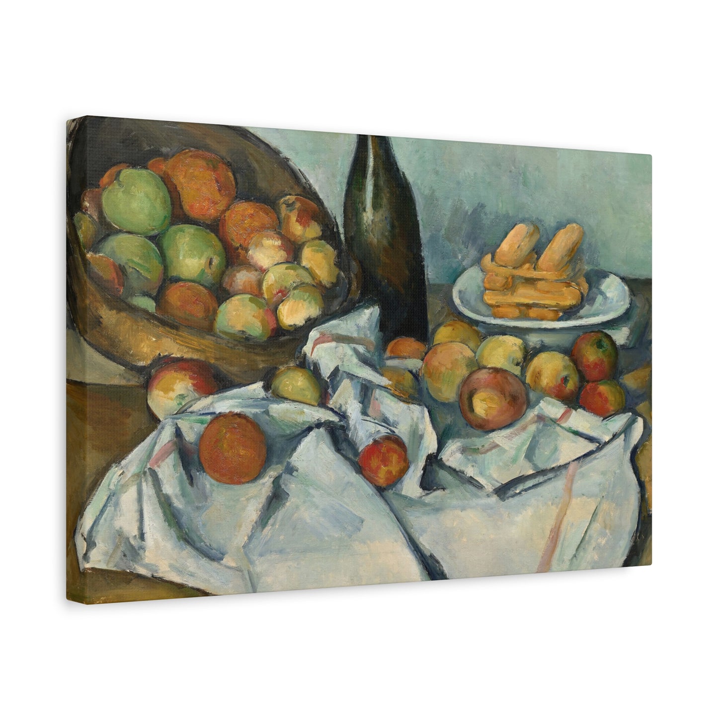 Cézanne, Paul - Basket of Apples (1893) - Canvas Block, unframed