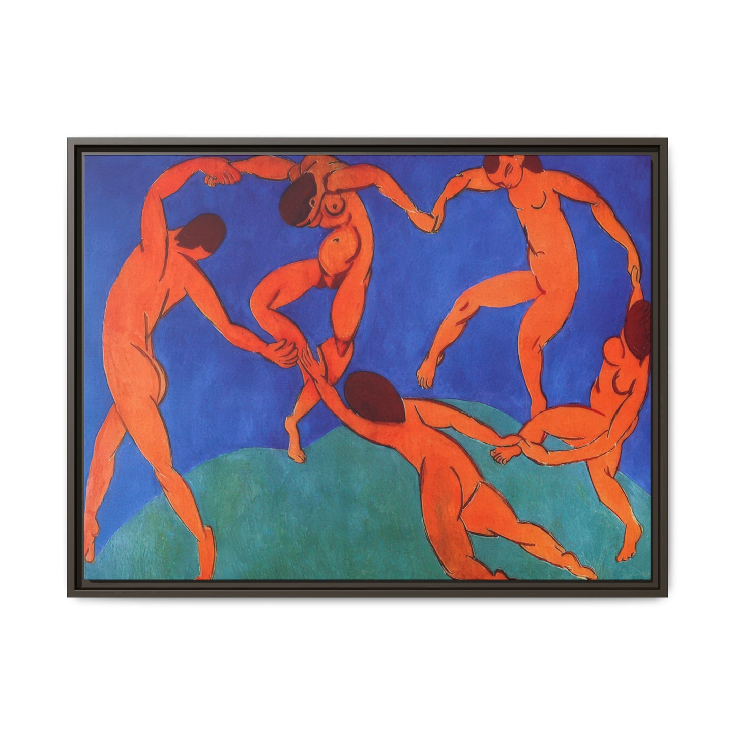 Matisse, Henri - Dance (II) (1910) - Matte Canvas, Framed