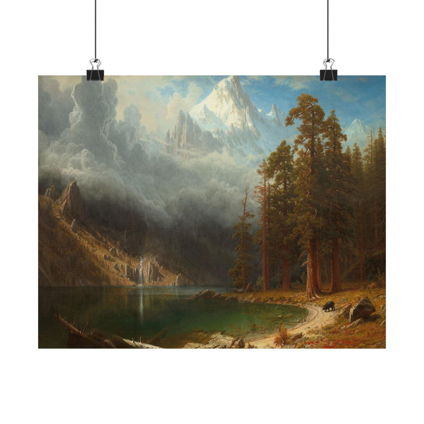 Bierstadt, Albert - Mount Corcoran (1877) - Satin Posters