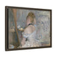 Morisot, Berthe - Woman at Her Toilette (1880) - Matte Canvas, Framed