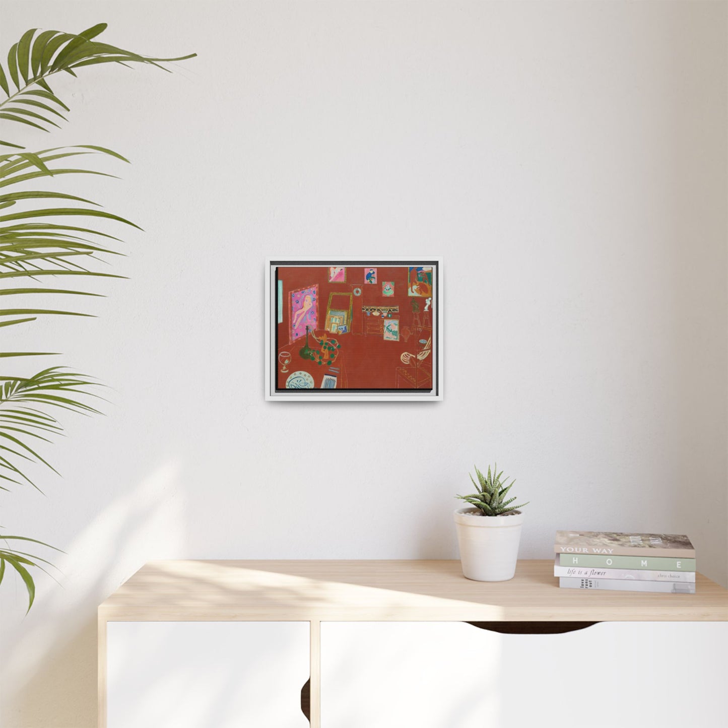Matisse, Henri - The Red Studio (1911) - Matte Canvas, Framed