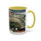 Cézanne, Paul - A Modern Olympia (1874) - Colorful Accent Mugs