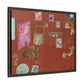 Matisse, Henri - The Red Studio (1911) - Matte Canvas, Framed