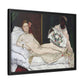 Manet, Édouard - Olympia (1870) - Matte Canvas, Framed