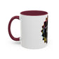 AdamPacio.com - Black Logo - Colorful Accent Mugs