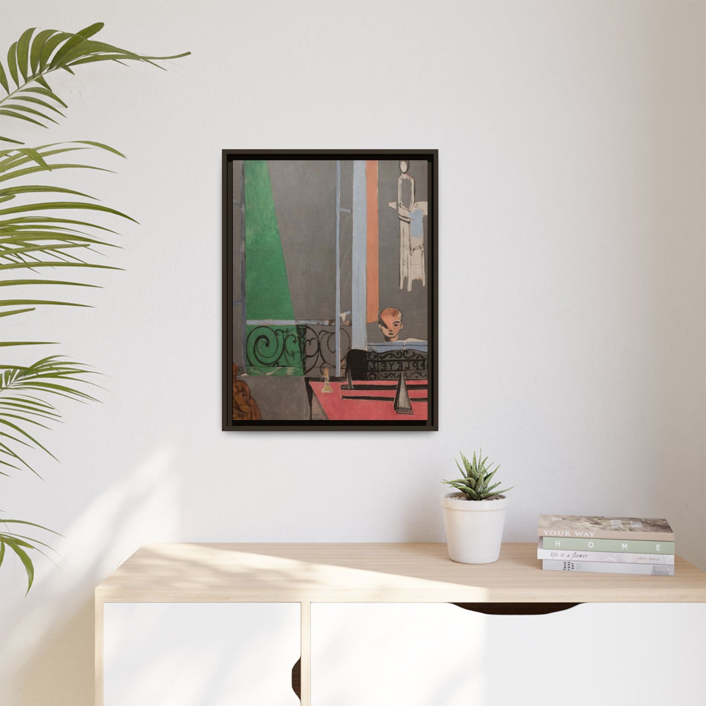 Matisse, Henri - Piano Lesson (1916) - Matte Canvas, Framed