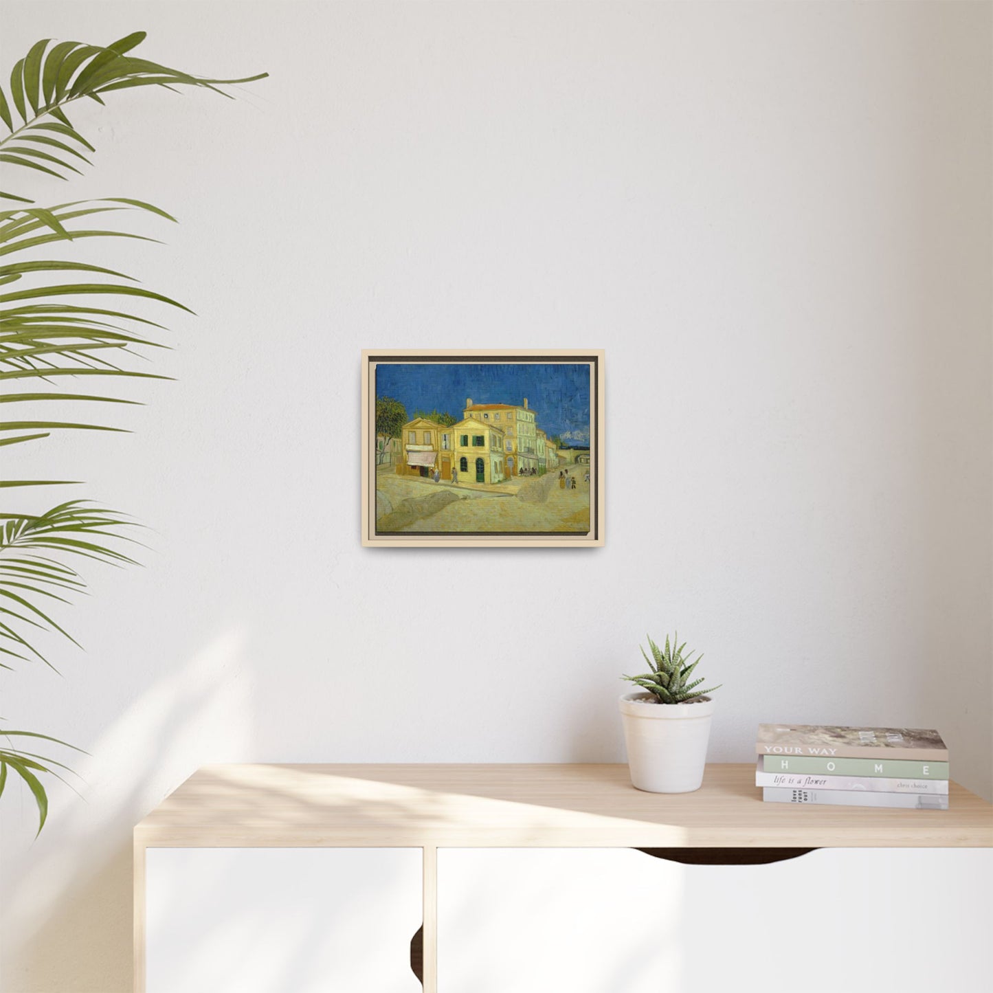Van Gogh, Vincent - The Yellow House (1888) - Matte Canvas, Framed
