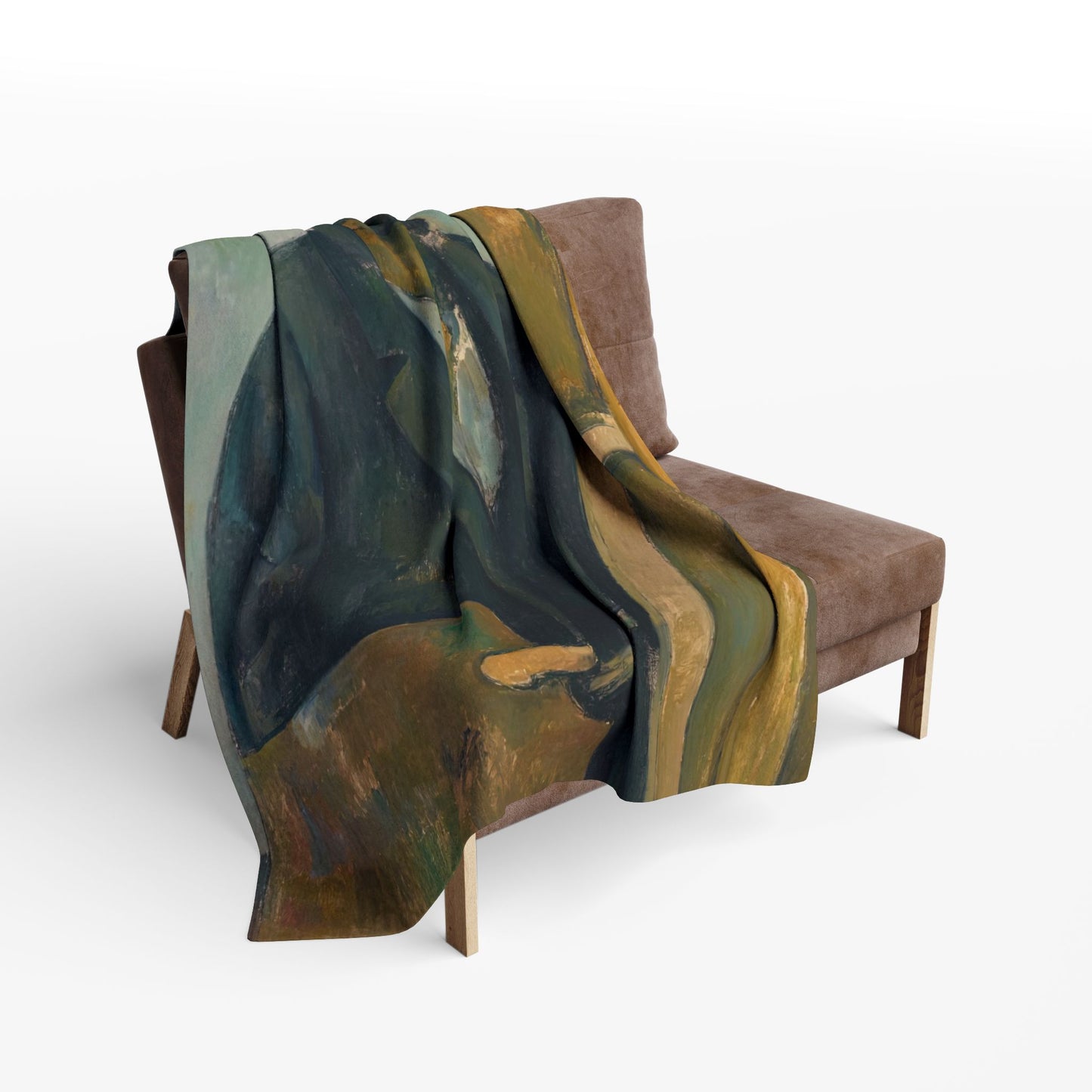 Cézanne, Paul - Portrait of the Artist with a Palette (1890) - Arctic Fleece Blanket