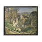 Cézanne, Paul - The House of the Hanged Man, Auvers-sur-Oise (1874) - Matte Canvas, Framed