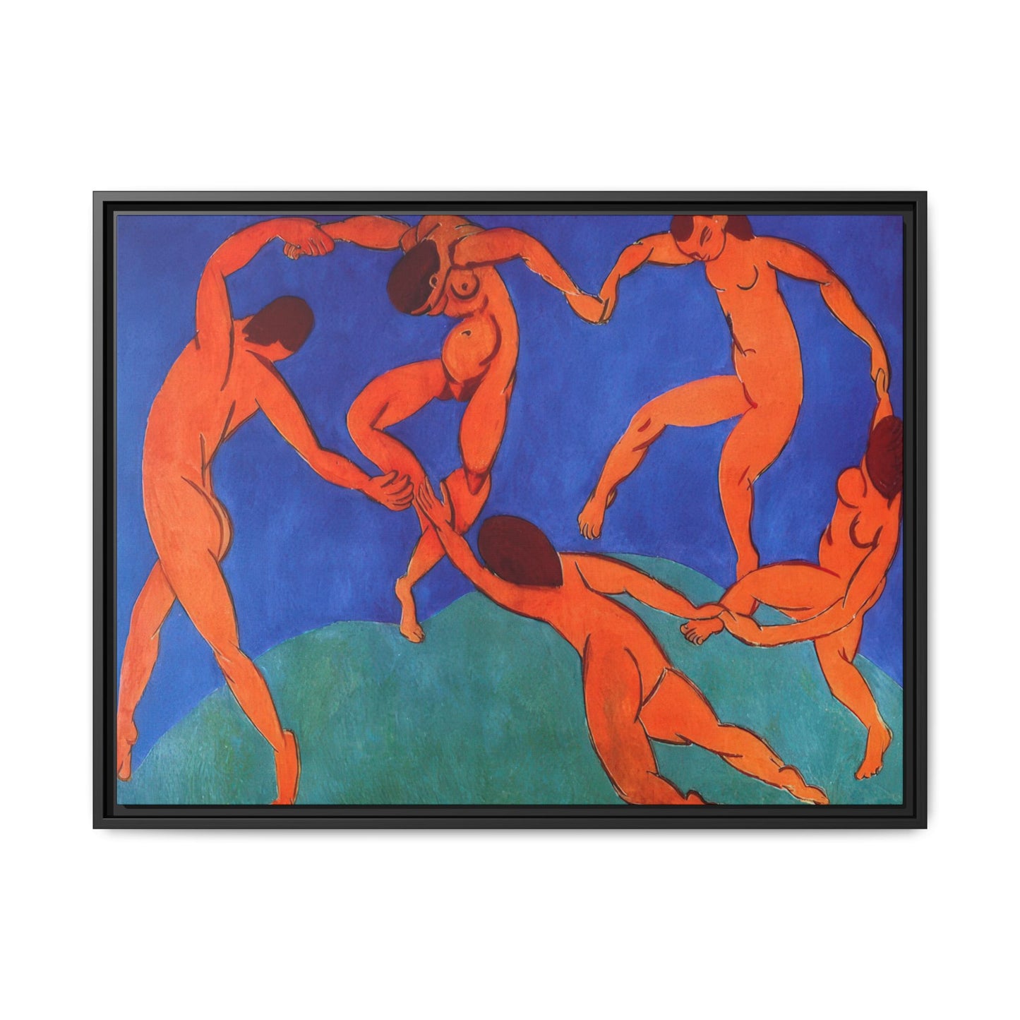 Matisse, Henri - Dance (II) (1910) - Matte Canvas, Framed