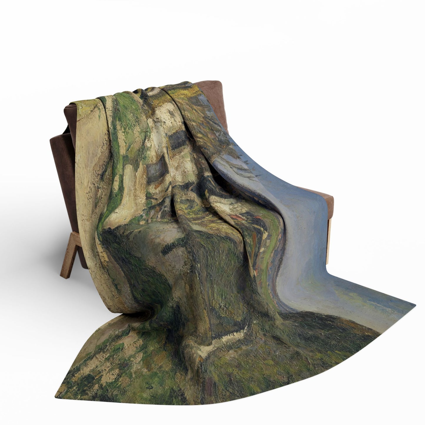 Cézanne, Paul - The House of the Hanged Man, Auvers-sur-Oise (1874) - Arctic Fleece Blanket