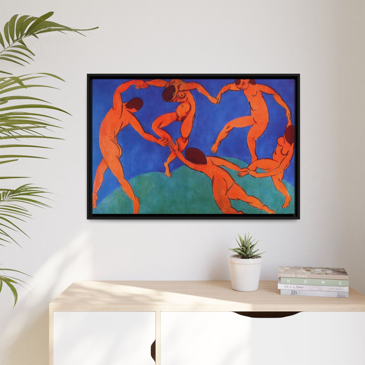 Matisse, Henri - Dance (II) (1910) - Matte Canvas, Framed