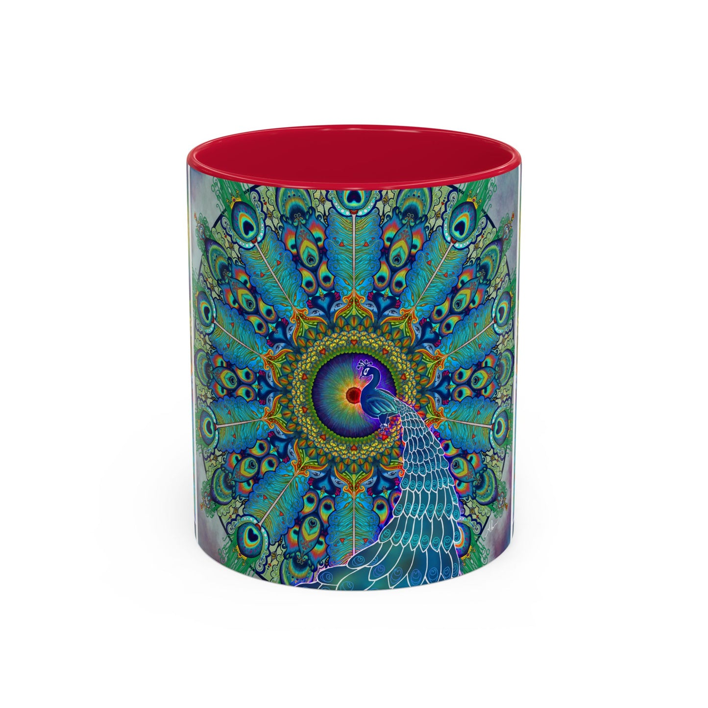 Pacio, Adam - Melek Taus Mandala - Colorful Accent Mugs