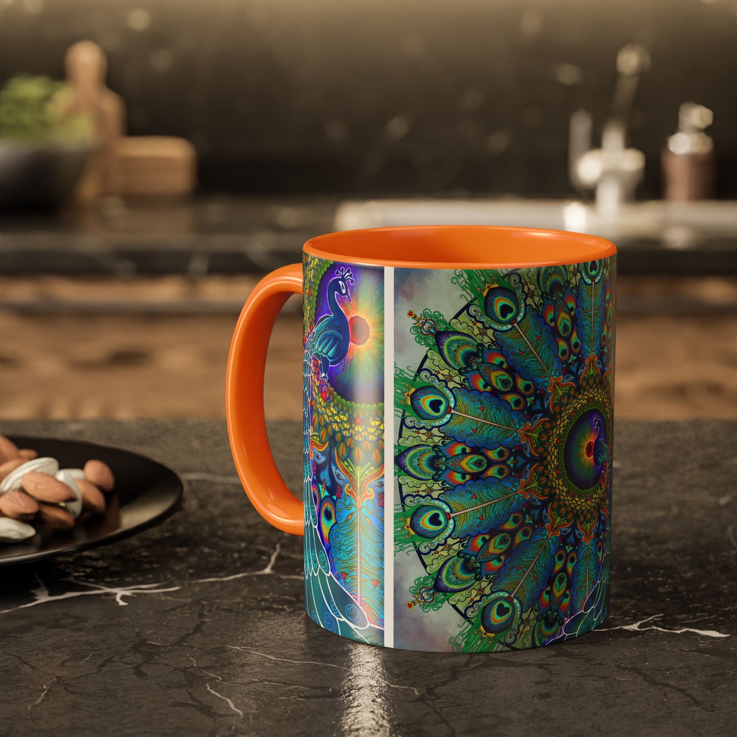 Pacio, Adam - Melek Taus Mandala - Colorful Accent Mugs