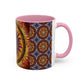 Pacio, Adam - Solar Disc Mandala - Colorful Accent Mugs