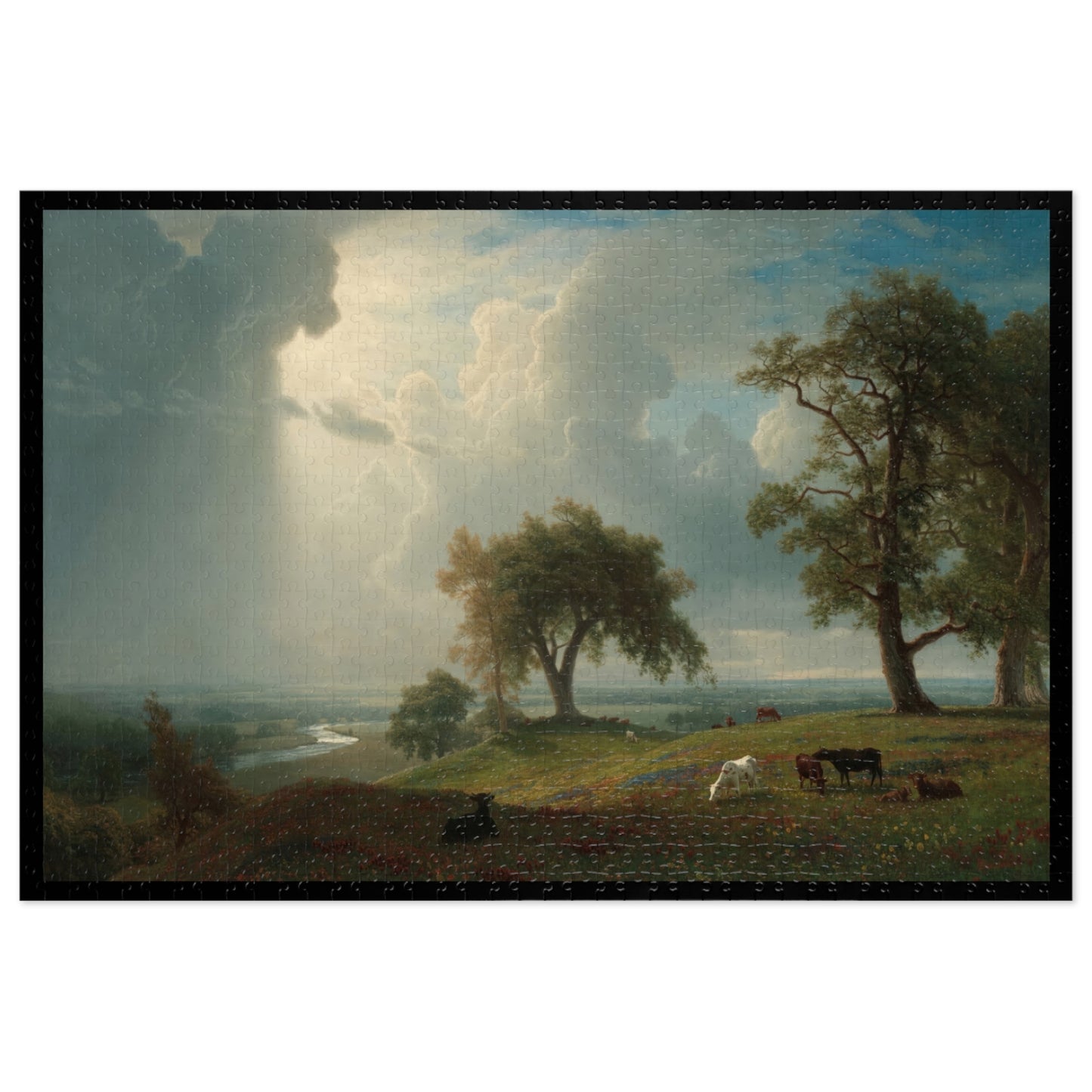 Bierstadt, Albert - California Spring (1875) - 1000pc Jigsaw Puzzle