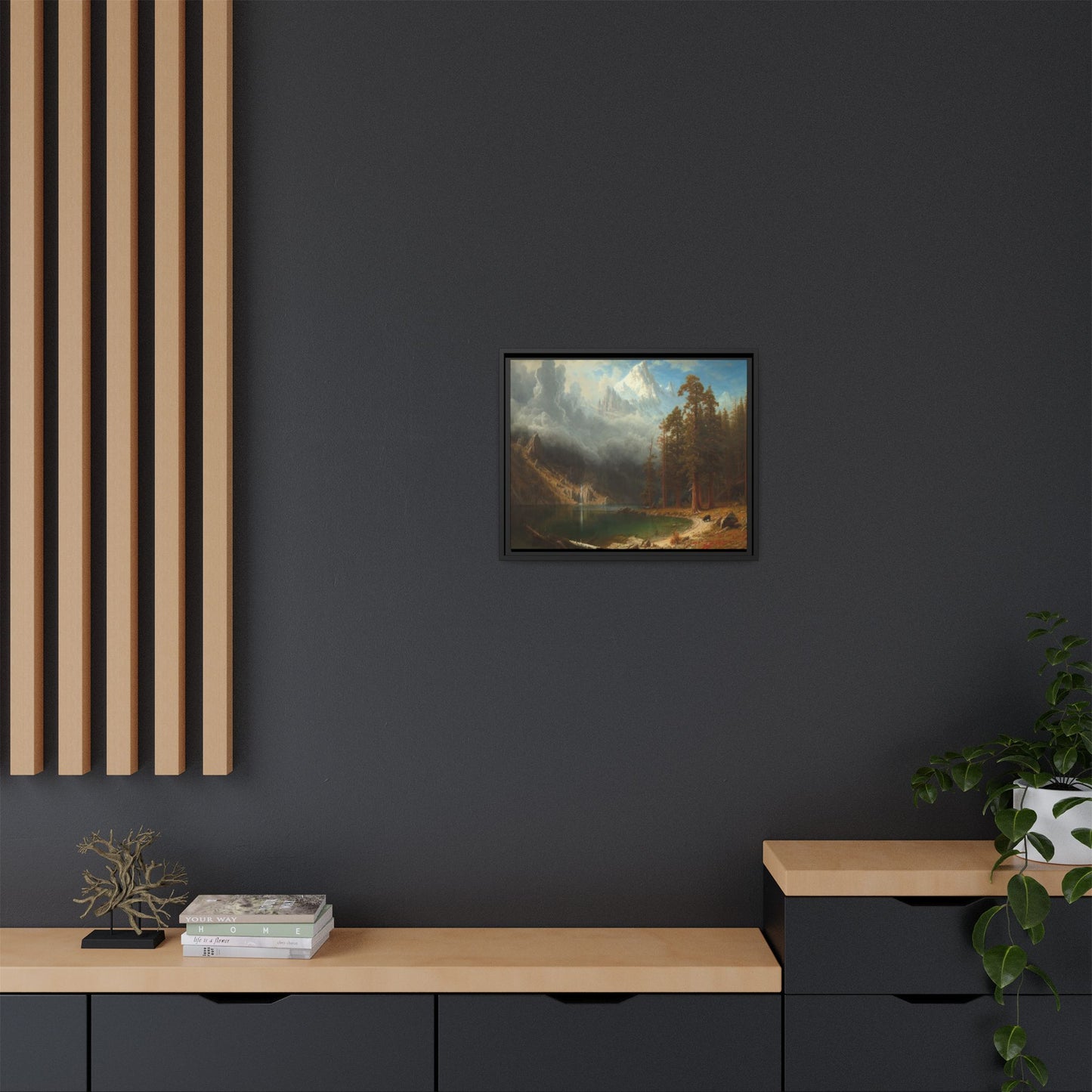 Bierstadt, Albert - Mount Corcoran (1877) - Matte Canvas, Framed