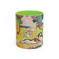 Matisse, Henri - The Joy of Life (1905) - Colorful Accent Mugs