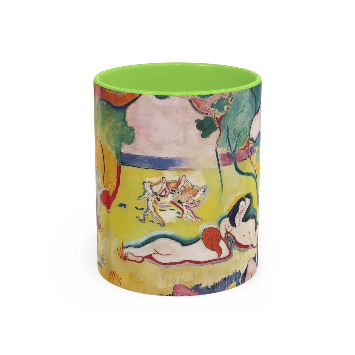 Matisse, Henri - The Joy of Life (1905) - Colorful Accent Mugs