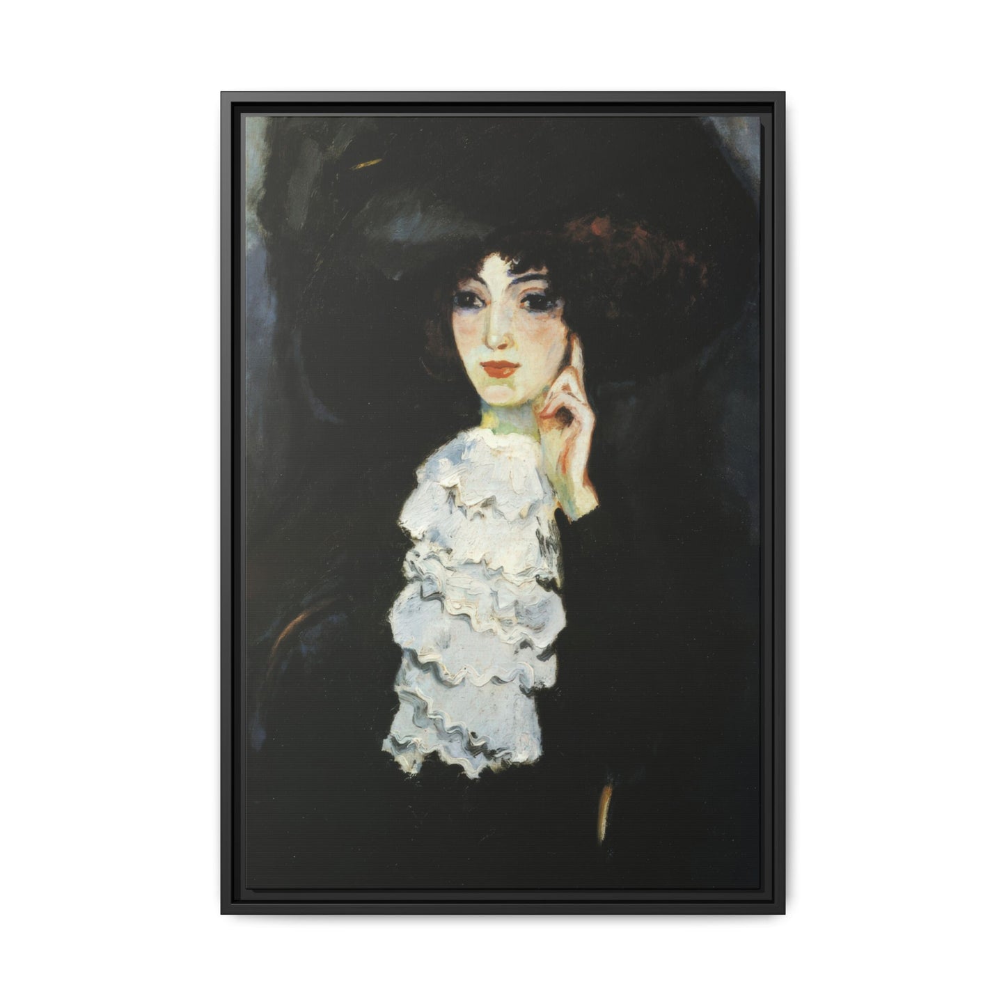 Van Dongen, Kees - Woman with Frill (1905) - Matte Canvas, Framed