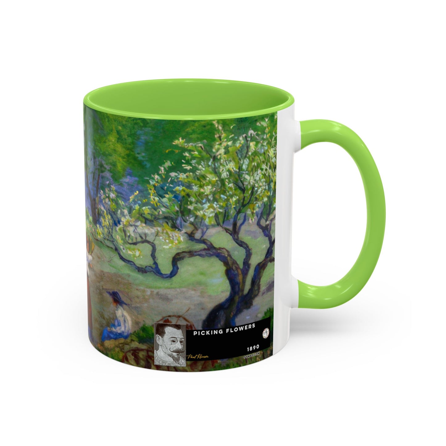 Ranson, Paul - Picking Flowers (1890) - Colorful Accent Mugs