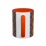 Solar Disc Mandala - Colorful Accent Mugs