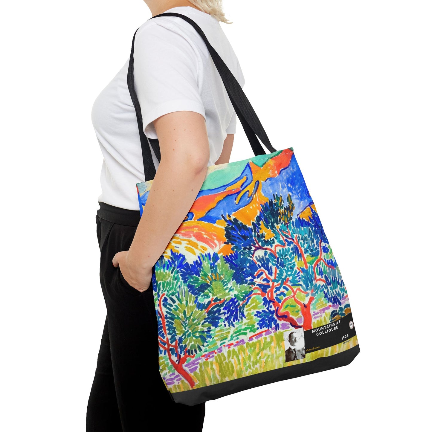 Derain, André - Mountains at Collioure (1905) - Tote Bag
