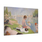 Seurat, Georges - Bathers at Asnières (1884) - Canvas Block, unframed