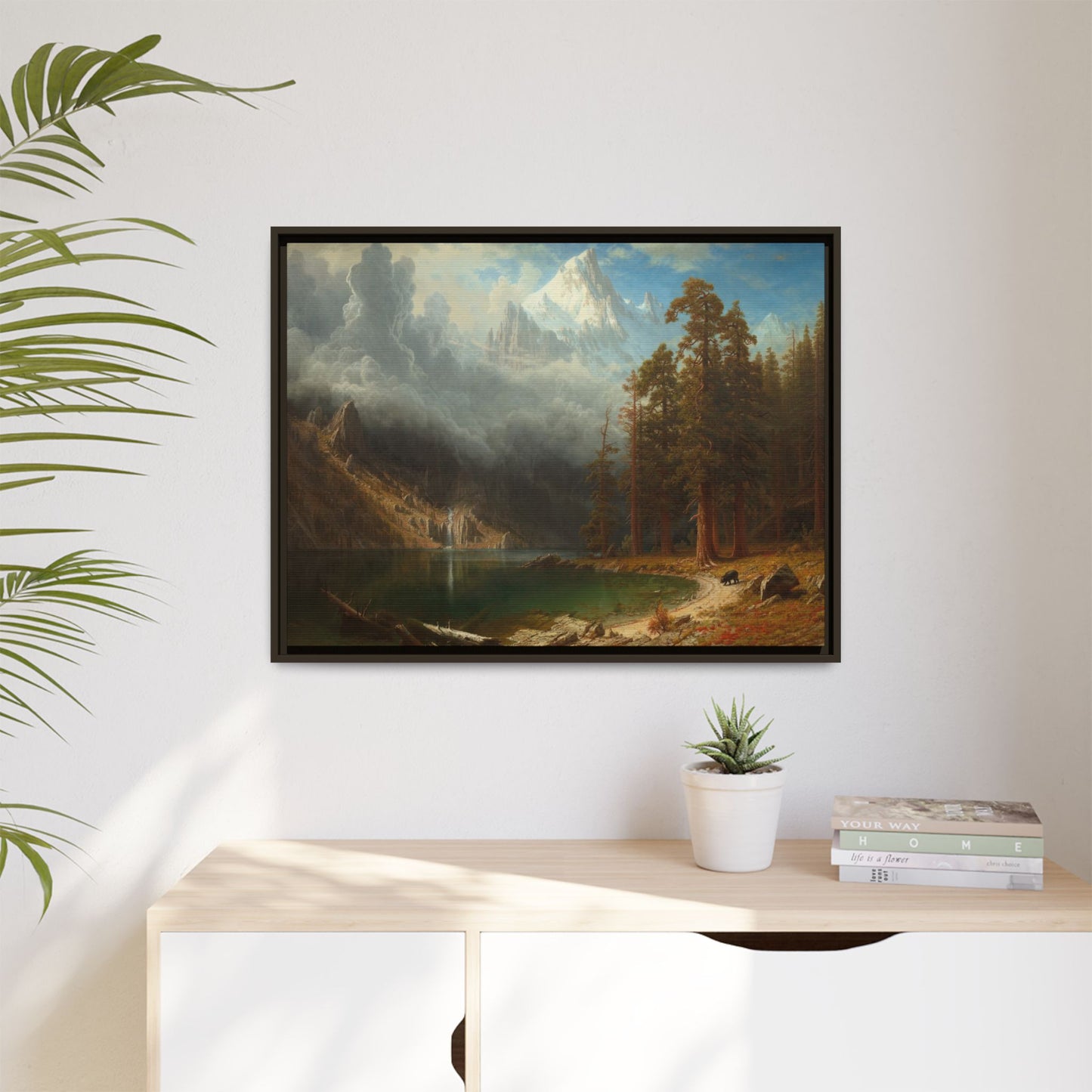 Bierstadt, Albert - Mount Corcoran (1877) - Matte Canvas, Framed