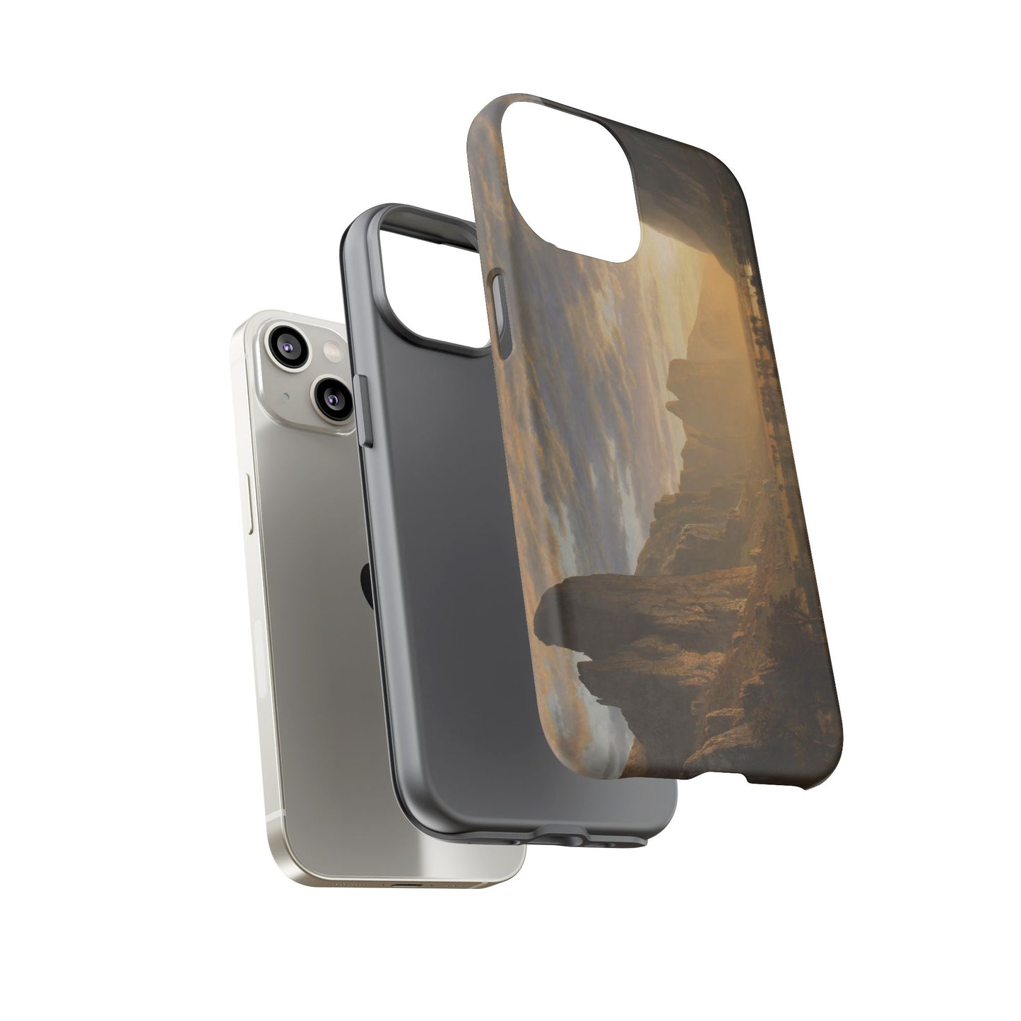 Bierstadt, Albert - Looking Down Yosemite Valley (1865) - Tough Phone Cases