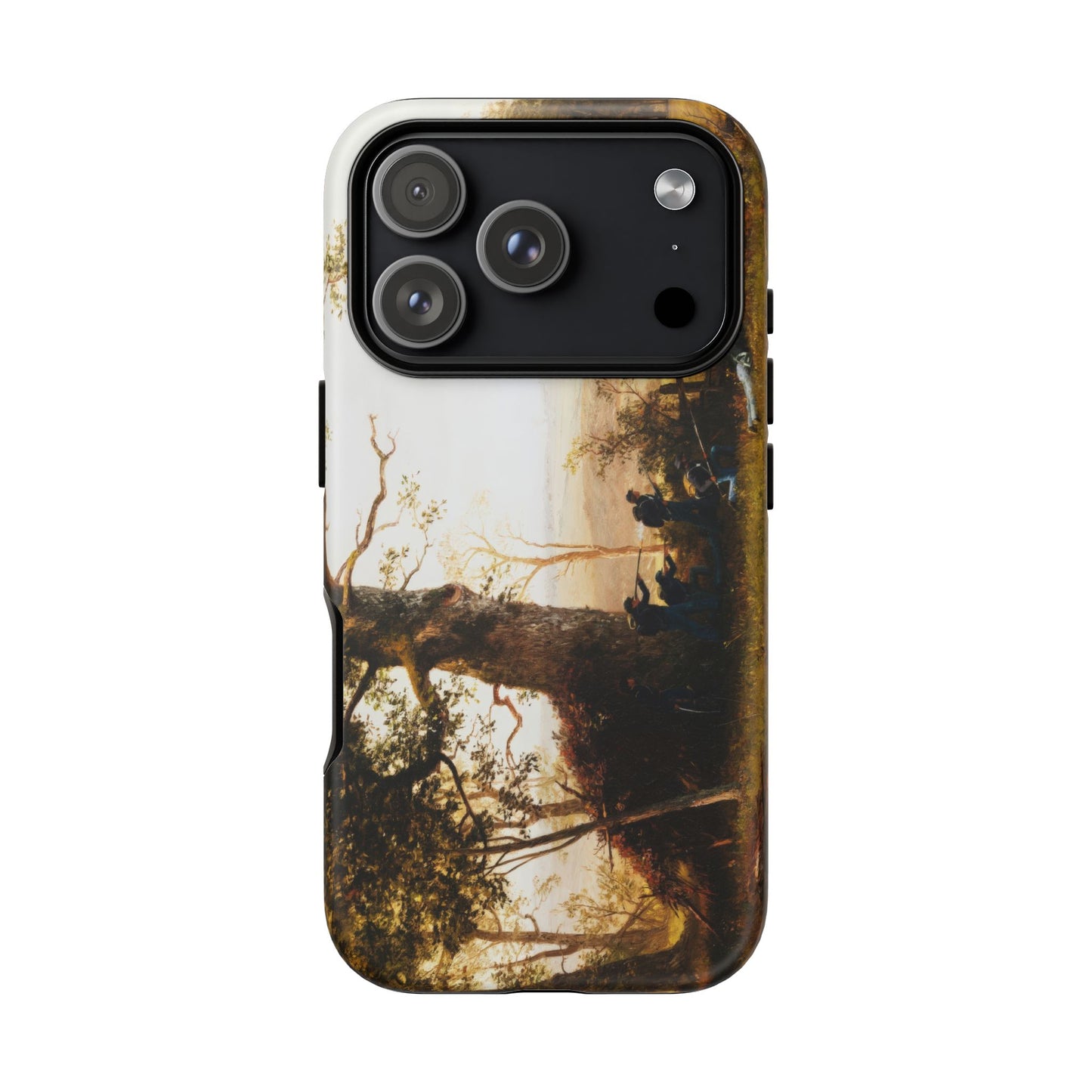 Bierstadt, Albert -  Guerrilla Warfare (1861) - Tough Phone Cases