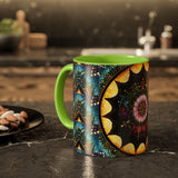 Obsidian Grandmothers Mandala - Colorful Accent Mugs
