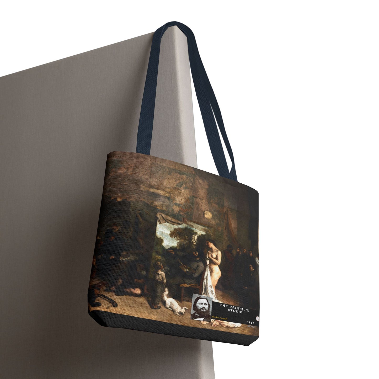 Courbet, Gustave - The Painter’s Studio (1855) - Tote Bag