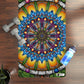 Pacio, Adam - Emerald Arrows Mandala - Rubber Yoga Mat