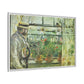 Morisot, Berthe - Eugene Manet on the Isle of Wight (1875) - Matte Canvas, Framed