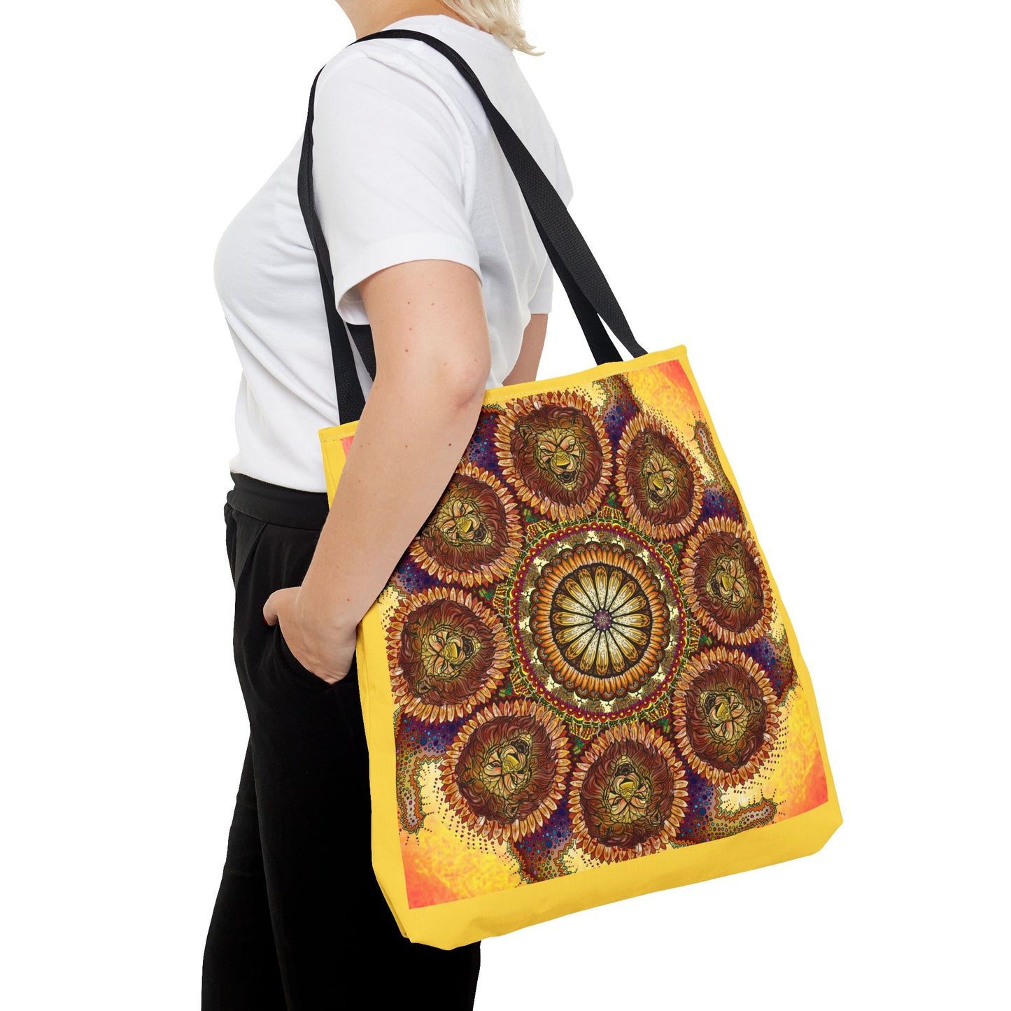 Lion Summer Mandala - Tote Bag