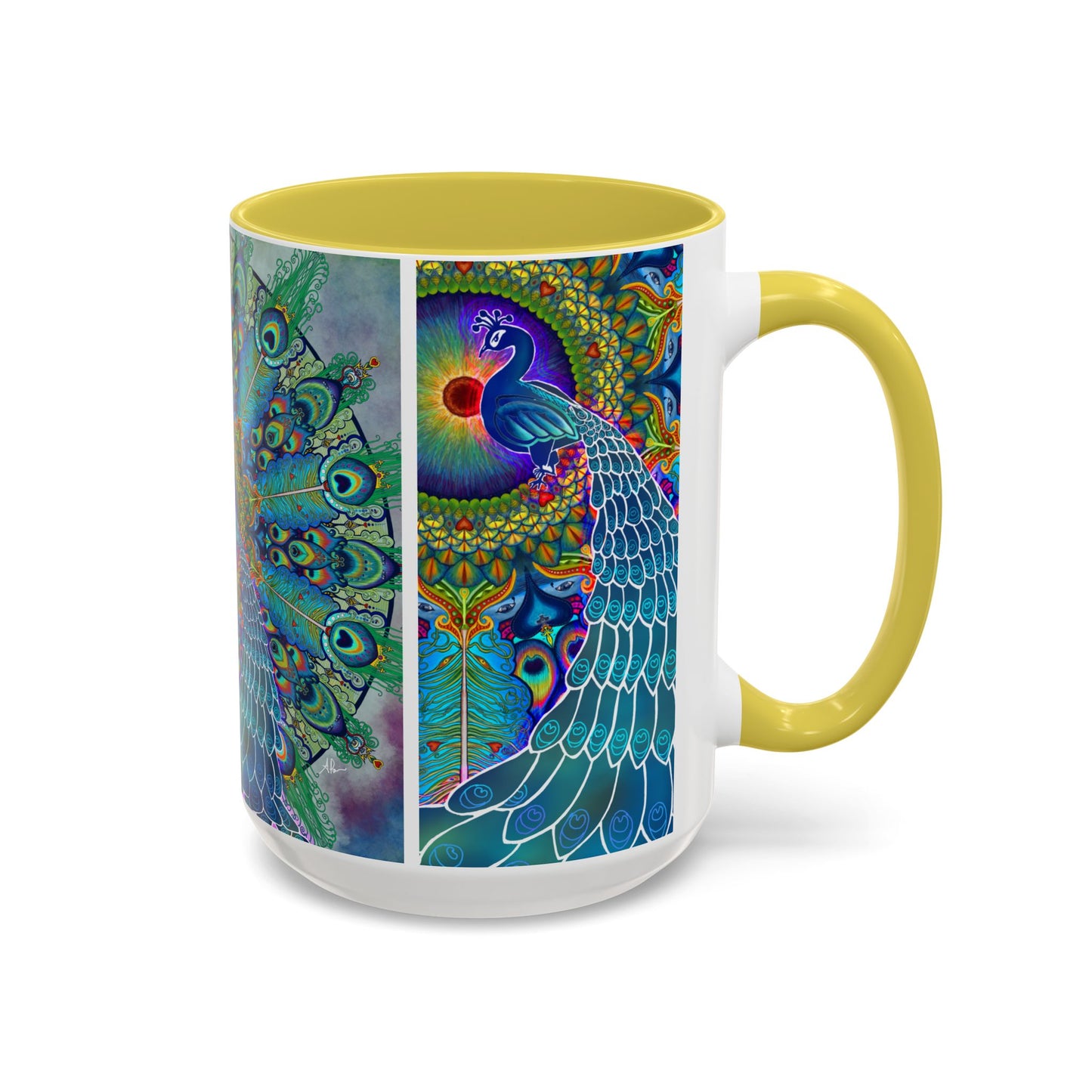 Pacio, Adam - Melek Taus Mandala - Colorful Accent Mugs