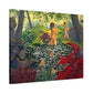 Ranson, Paul - The Lotus Bather (1906) - Canvas Block, unframed