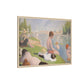 Seurat, Georges - Bathers at Asnières (1884) - Matte Canvas, Framed