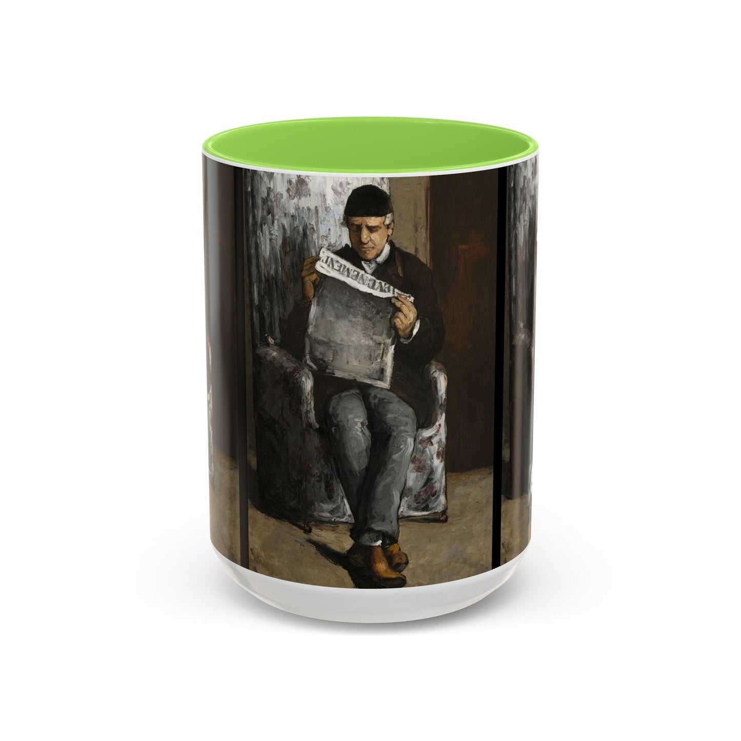 Cézanne, Paul - The Artist’s Father (1866) - Colorful Accent Mugs